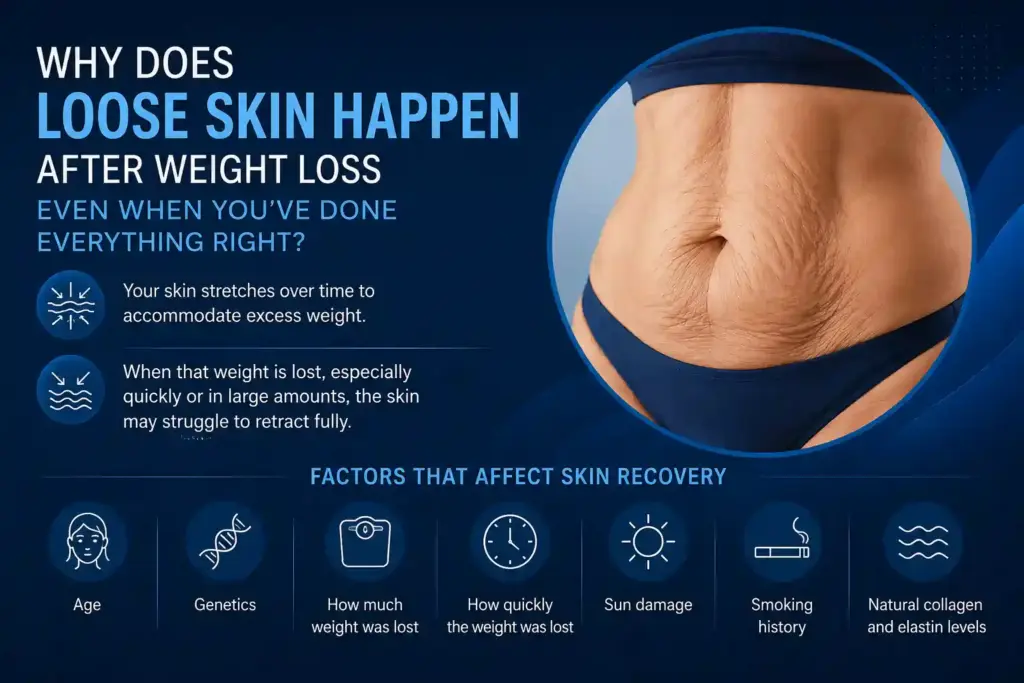 Why Does Loose Skin Happen After Weight Loss Even When You’ve Done Everything Right Bristol?
